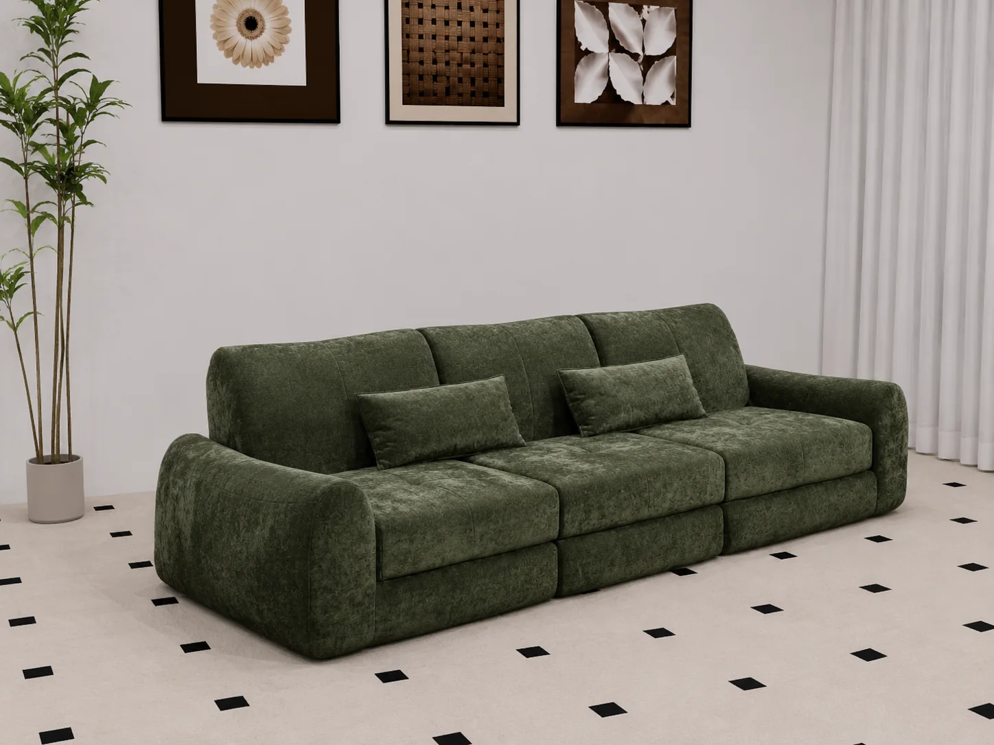 Lounge Soft Max — собран как диван, CV Castle